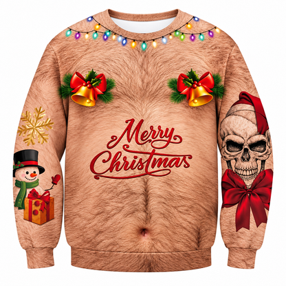 Ripped Christmas Sweatshirt