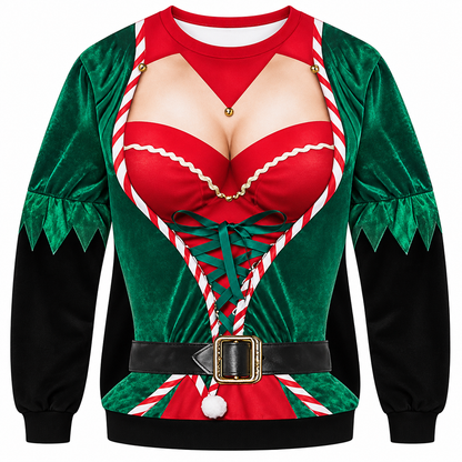 Ripped Christmas Sweatshirt