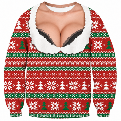 Ripped Christmas Sweatshirt