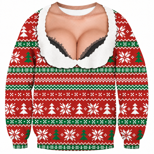 Ripped Christmas Sweatshirt